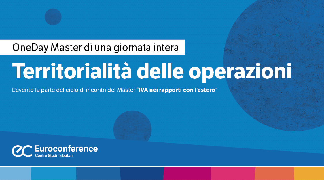 Immagine Territorialità delle operazioni | Euroconference